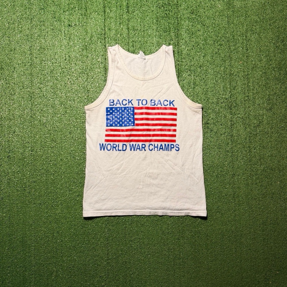 Back To Back World War Champ American
Tank Top Size Small